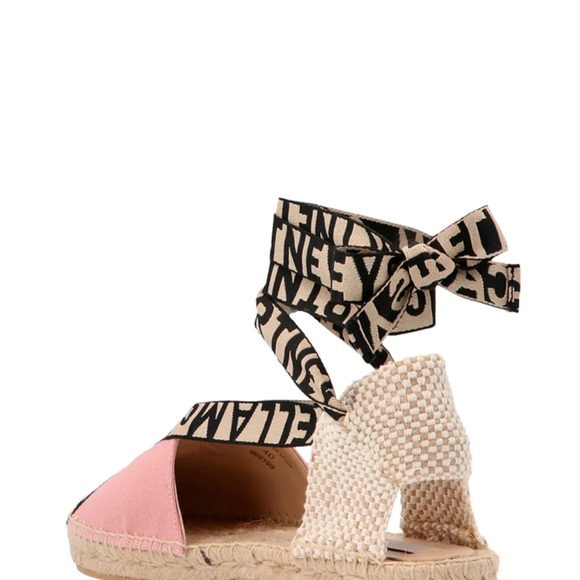 Stella McCartney Pink Gaia Open Espadrilles size 36 worn only a handful of times - Picture 2 of 4